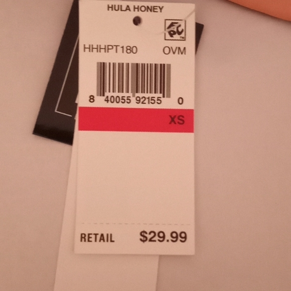 Hula Honey Hyper Tropics Tankini Top Green XS - Picture 8 of 8